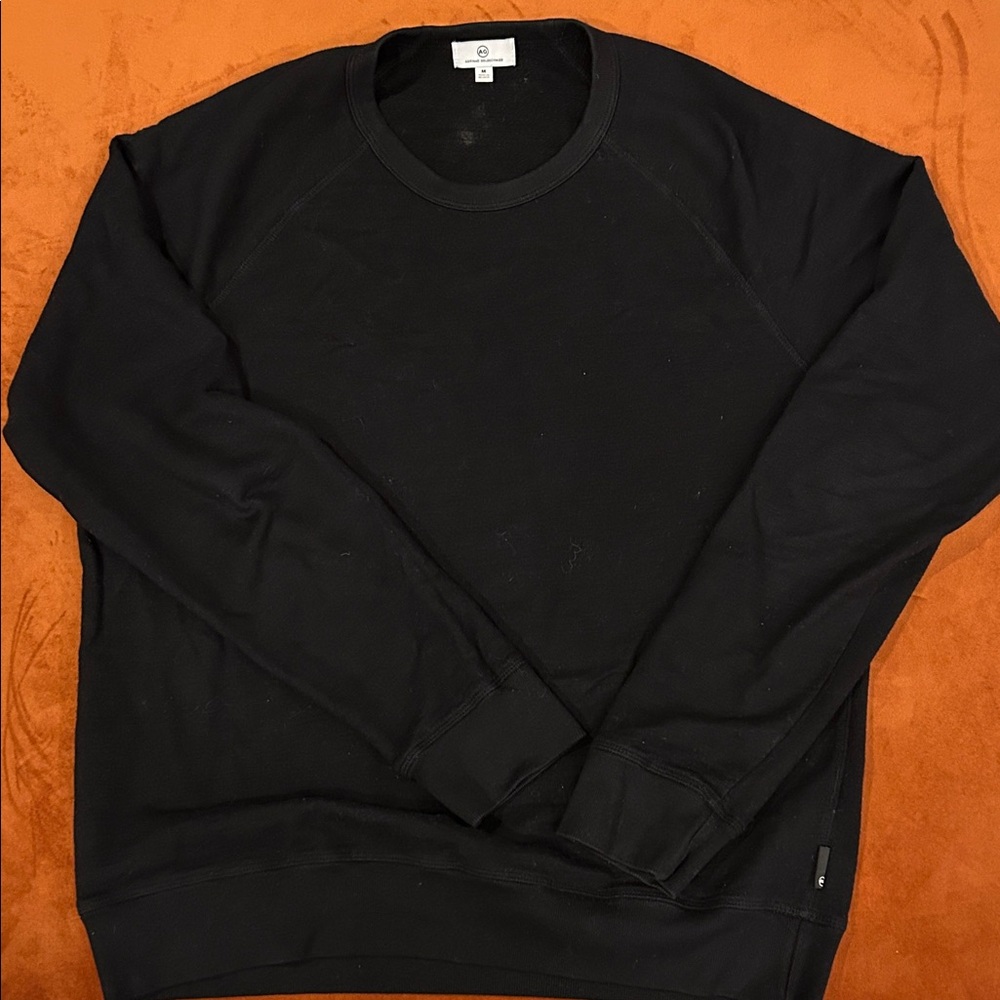 Ag Adriano Goldschmied Classic Black Crewneck Sweater